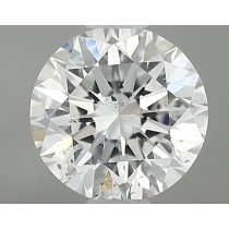 0.63 Carat G-SI2 Round Natural Diamond Certified By GIA