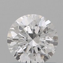 0.61 Carat D-I1 Round Natural Diamond