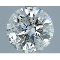 3.04 Carat G-I1 Round Natural Diamond 3.04 Carat G-I1 Round Natural Diamond