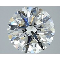 3.40 Carat H-SI1 Round Natural Diamond 3.40 Carat H-SI1 Round Natural Diamond