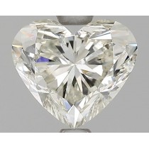 1.61 Carat I-SI2 Heart Shaped Natural Diamond