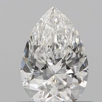 0.13 Carat D-SI2 Pear Shaped Natural Diamond