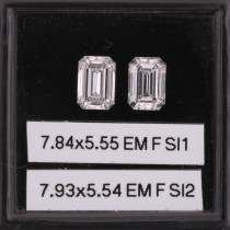 1.52 Carat F-SI1 Emerald Cut Natural Diamond 1.52 Carat F-SI1 Emerald Cut Natural Diamond