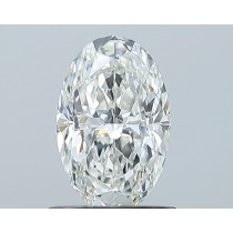 0.89 Carat E-VVS1 Oval Natural Diamond
