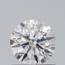 0.60 Carat D-SI1 Round Natural Diamond Certified By GIA