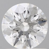 0.81 Carat D-SI1 Round Natural Diamond