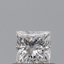 0.34 Carat D-VS2 Princess Cut Natural Diamond
