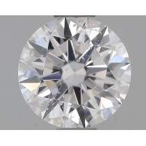 0.60 Carat D-I1 Round Natural Diamond