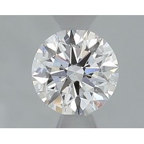0.66 Carat D-SI1 Round Natural Diamond