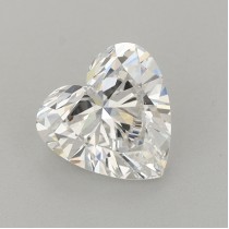 Lab Created 1.17 Carat G-VVS2 Heart Shaped Diamond
