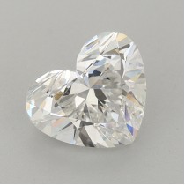 Lab Created 1.70 Carat F-VVS2 Heart Shaped Diamond