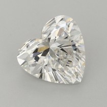 Lab Created 2.32 Carat G-VVS2 Heart Shaped Diamond