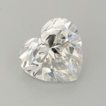 Lab Created 2.54 Carat F-VVS2 Heart Shaped Diamond