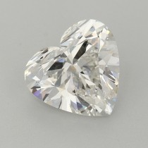 Lab Created 2.53 Carat G-VVS2 Heart Shaped Diamond