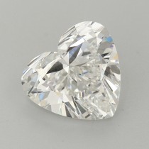 Lab Created 2.71 Carat G-VVS2 Heart Shaped Diamond