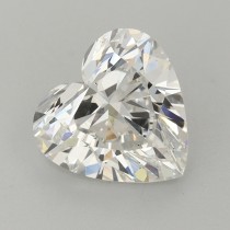 Lab Created 2.71 Carat F-VS1 Heart Shaped Diamond