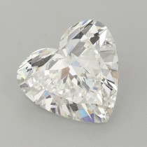 Lab Created 2.72 Carat F-VVS2 Heart Shaped Diamond Lab Created 2.72 Carat F-VVS2 Heart Shaped Diamond