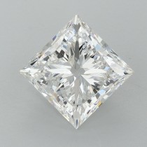 Lab Created 2.41 Carat F-VS1 Princess Cut Diamond