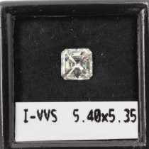 0.86 Carat I-VVS2 Asscher Cut Natural Diamond 0.86 Carat I-VVS2 Asscher Cut Natural Diamond