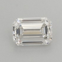 Lab Created 0.83 Carat F-VVS2 Emerald Cut Diamond