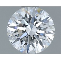 0.81 Carat D-SI2 Round Natural Diamond
