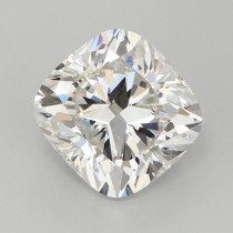 Lab Created 3.21 Carat G-VVS2 Cushion Cut Diamond Lab Created 3.21 Carat G-VVS2 Cushion Cut Diamond