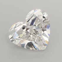 Lab Created 2.35 Carat F-VVS2 Heart Shaped Diamond