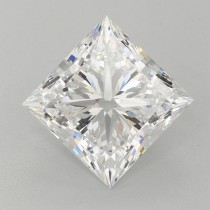 Lab Created 3.18 Carat E-VVS2 Princess Cut Diamond Lab Created 3.18 Carat E-VVS2 Princess Cut Diamond