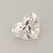 Lab Created 0.68 Carat D-VS1 Heart Shaped Diamond