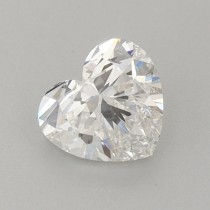 Lab Created 0.83 Carat F-VS1 Heart Shaped Diamond