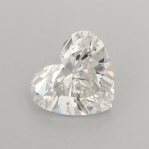 Lab Created 1.34 Carat F-VS1 Heart Shaped Diamond