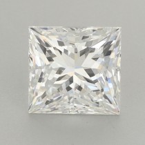 Lab Created 1.91 Carat E-VS2 Princess Cut Diamond