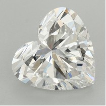 Lab Created 2.82 Carat F-VVS2 Heart Shaped Diamond Lab Created 2.82 Carat F-VVS2 Heart Shaped Diamond