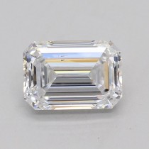 Lab Created 0.91 Carat D-SI1 Emerald Cut Diamond Lab Created 0.91 Carat D-SI1 Emerald Cut Diamond