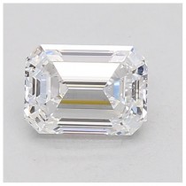 Lab Created 0.92 Carat D-SI1 Emerald Cut Diamond Lab Created 0.92 Carat D-SI1 Emerald Cut Diamond