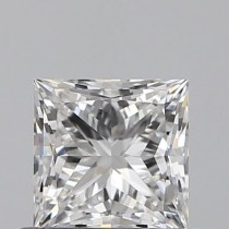 0.60 Carat F-VVS2 Princess Cut Natural Diamond Certified By GIA