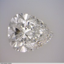 0.92 Carat D-SI1 Pear Shaped Natural Diamond