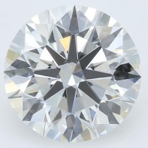 Lab Created 2.61 Carat G-VS1 Round Diamond