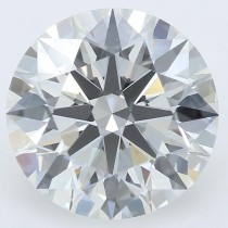 Lab Created 2.62 Carat G-VS1 Round Diamond Lab Created 2.62 Carat G-VS1 Round Diamond