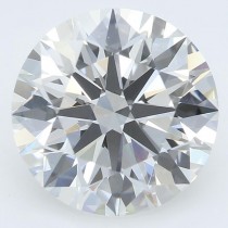 Lab Created 2.66 Carat G-VS2 Round Diamond Lab Created 2.66 Carat G-VS2 Round Diamond