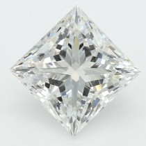 Lab Created 3.64 Carat G-VS2 Princess Cut Diamond