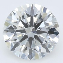 Lab Created 2.61 Carat G-VS1 Round Diamond
