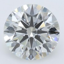 Lab Created 2.86 Carat H-VS1 Round Diamond Lab Created 2.86 Carat H-VS1 Round Diamond