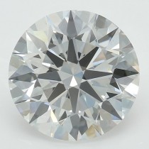 Lab Created 2.61 Carat G-VS2 Round Diamond