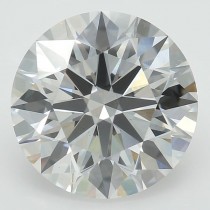 Lab Created 2.62 Carat G-VS1 Round Diamond Lab Created 2.62 Carat G-VS1 Round Diamond