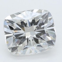 Lab Created 2.61 Carat H-VS1 Cushion Cut Diamond Lab Created 2.61 Carat H-VS1 Cushion Cut Diamond