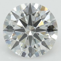 Lab Created 2.58 Carat G-VS1 Round Diamond