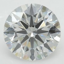 Lab Created 2.56 Carat G-VS1 Round Diamond