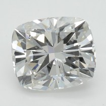Lab Created 2.45 Carat G-VS1 Cushion Cut Diamond Lab Created 2.45 Carat G-VS1 Cushion Cut Diamond