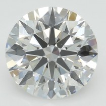 Lab Created 2.46 Carat G-VS1 Round Diamond